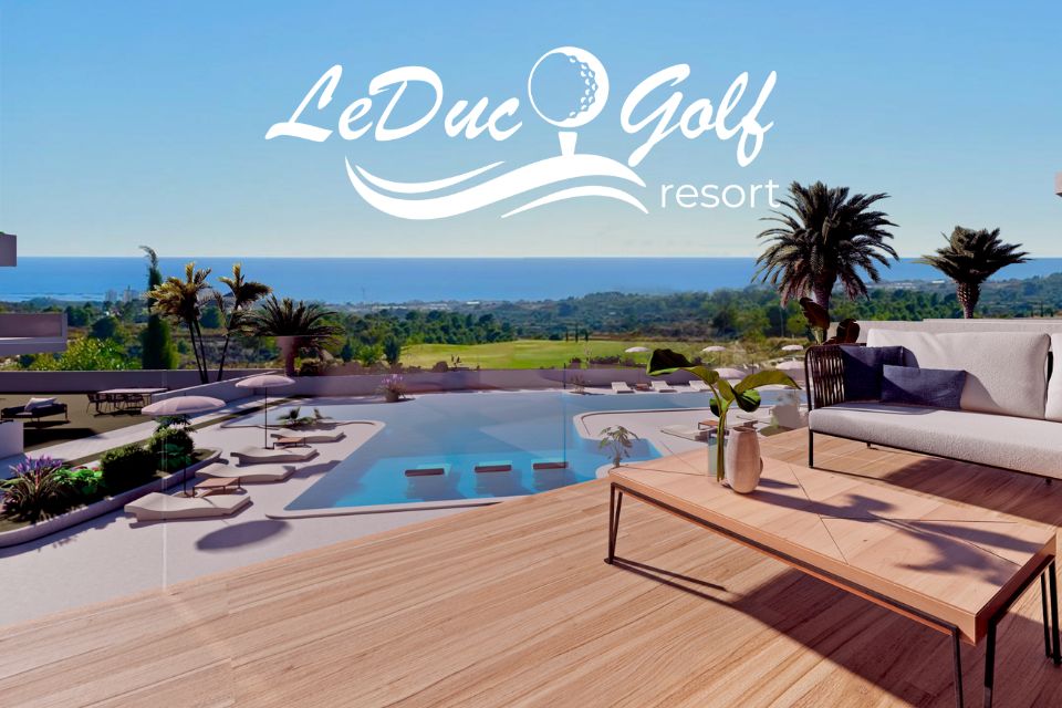 LeDuc Golf bungalows con vistas al mar y al golf en Benidorm